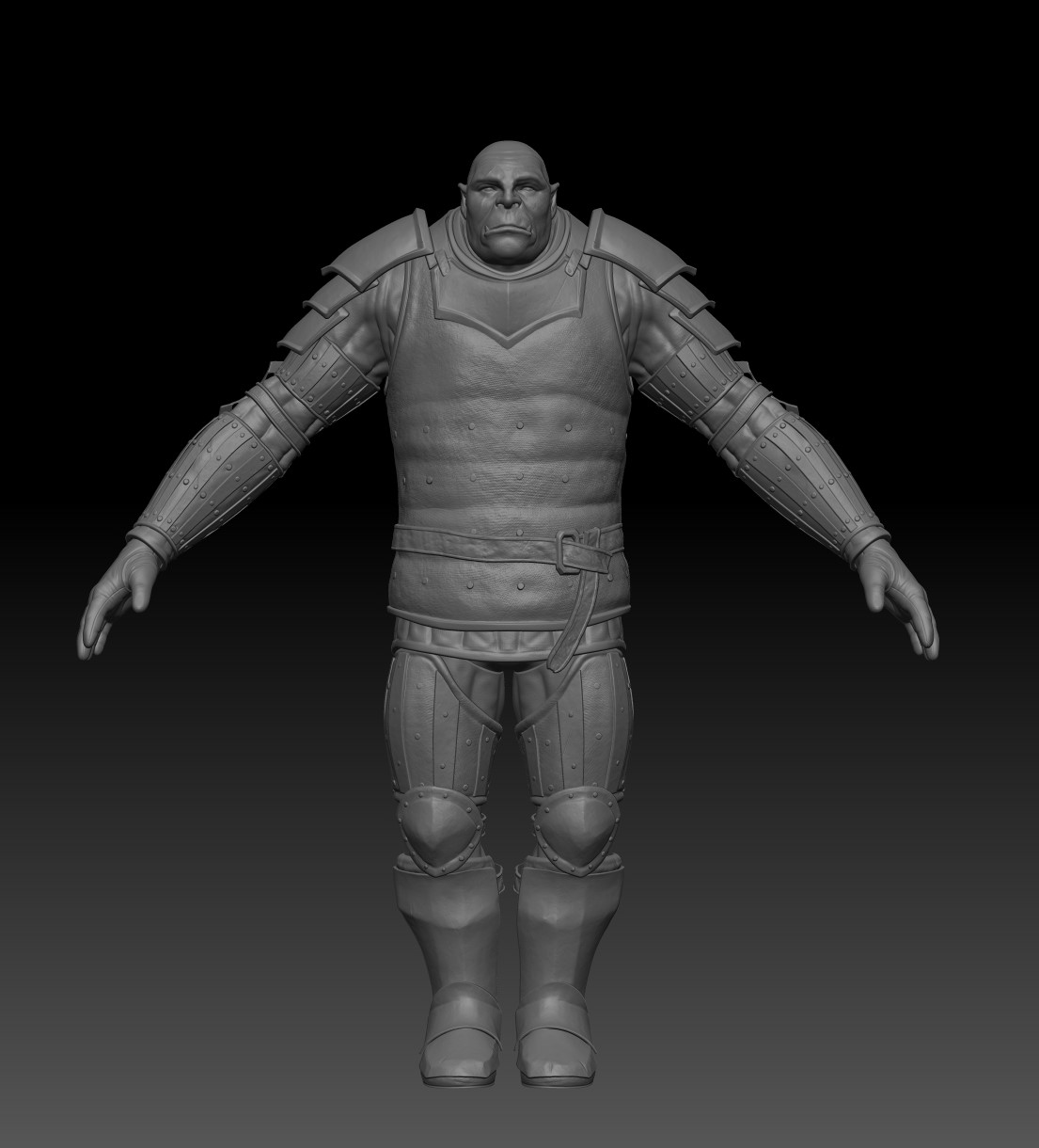 Orc 3D Model from Zbrush